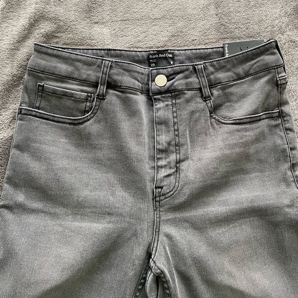 Frank and Oak Grey Debbie Skinny Jeans - Picture 3 of 4